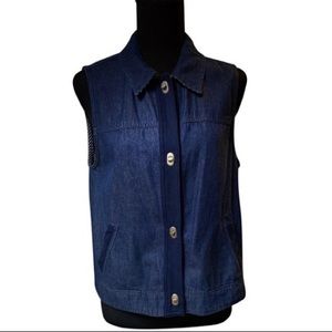 100% Cotton Denim Vest